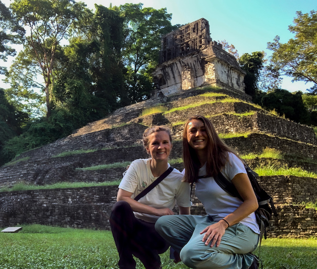 Palenque Maya Stätte Perspektivan