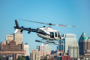 Helikopterflug über New York